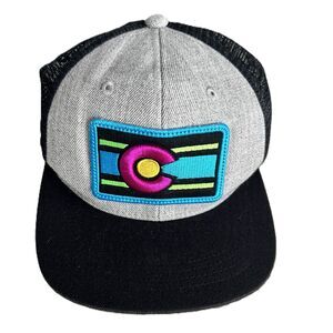 Colorado Flag Patch Snapback Hat